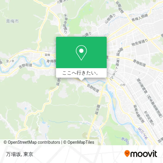 万場坂地図