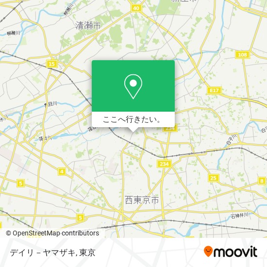 デイリ－ヤマザキ地図