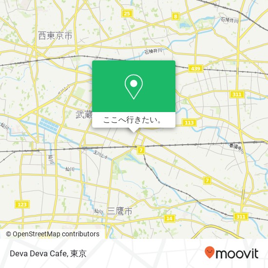 Deva Deva Cafe地図