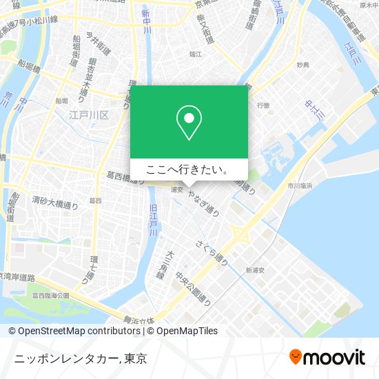 ニッポンレンタカー地図