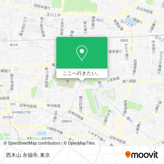 西木山 永福寺地図