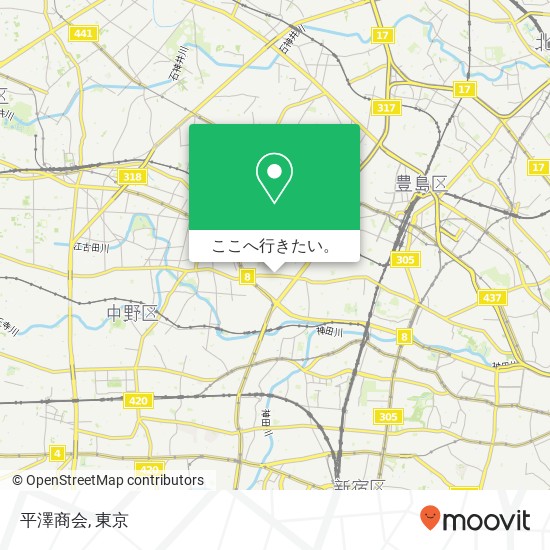 平澤商会地図