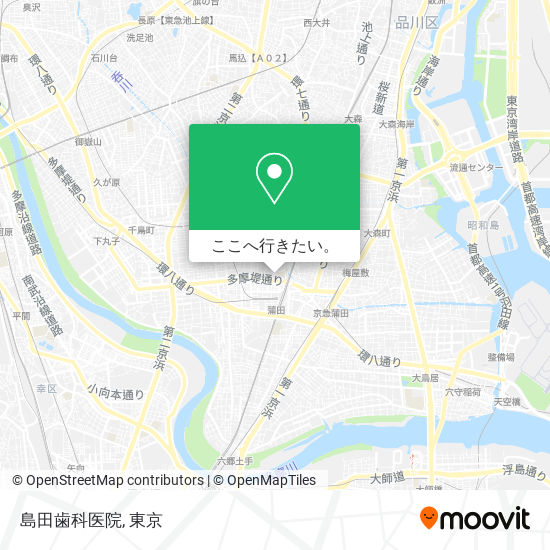 島田歯科医院地図