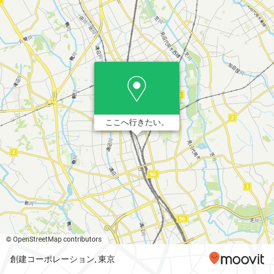 創建コーポレーション地図