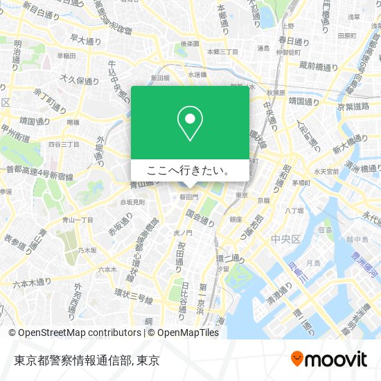 東京都警察情報通信部地図