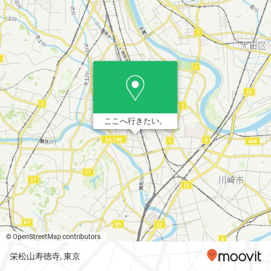 栄松山寿徳寺地図