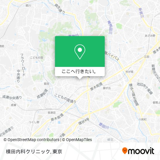 横田内科クリニック地図