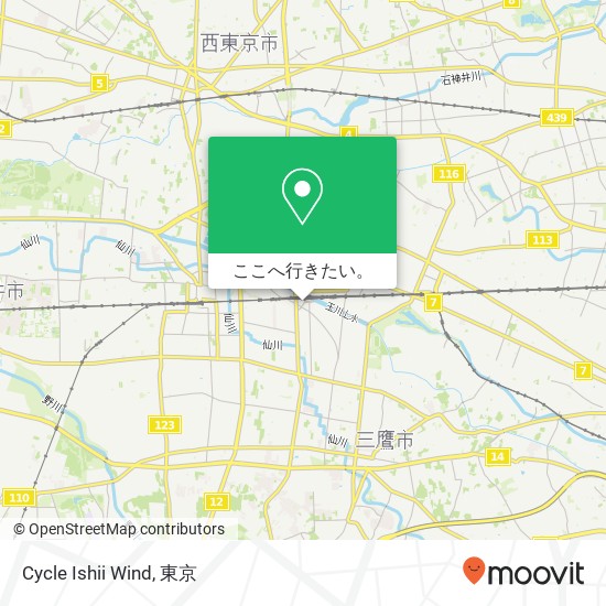 Cycle Ishii Wind地図