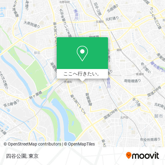 四谷公園地図