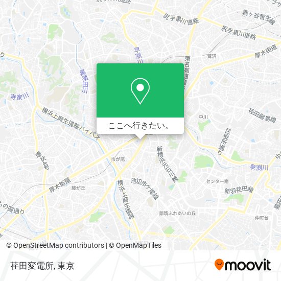 荏田変電所地図