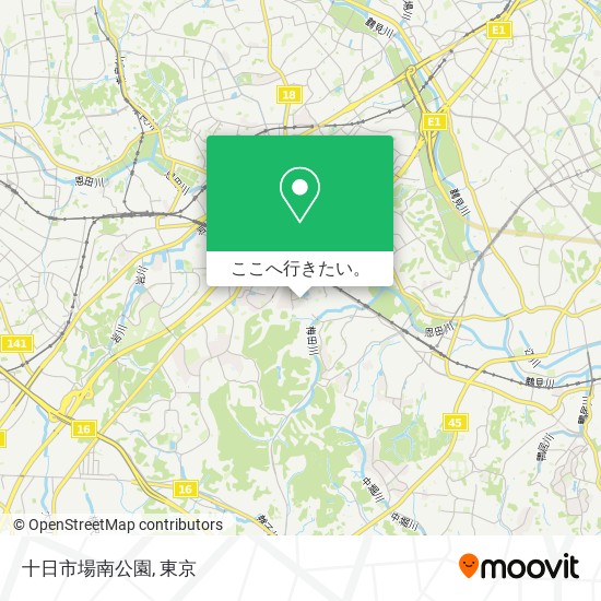 十日市場南公園地図