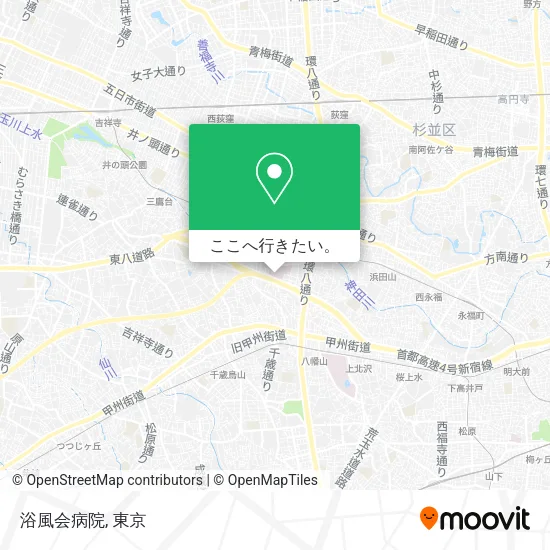 浴風会病院地図