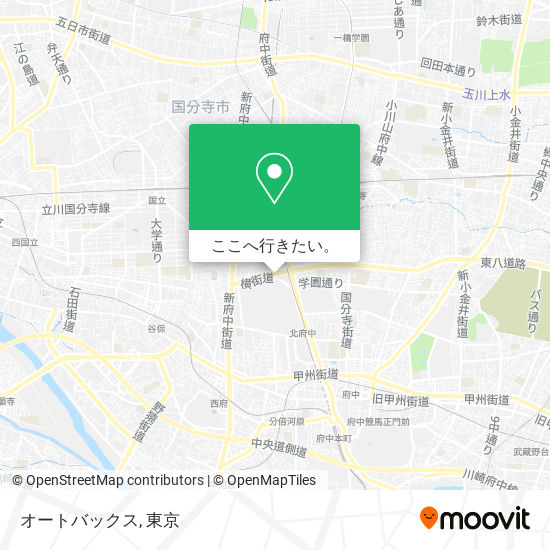 オートバックス地図