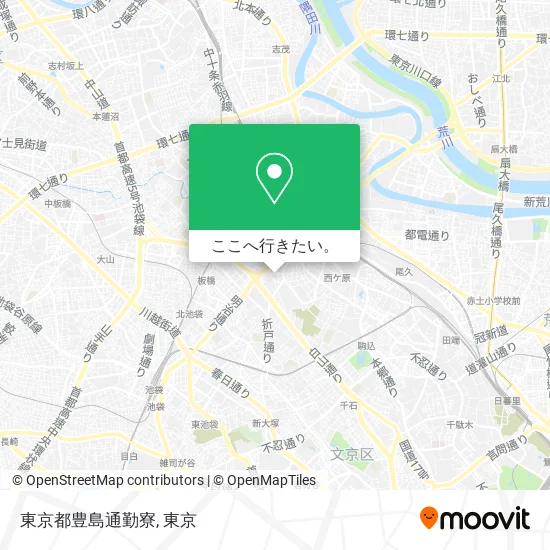 東京都豊島通勤寮地図