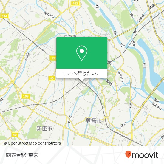 朝霞台駅地図
