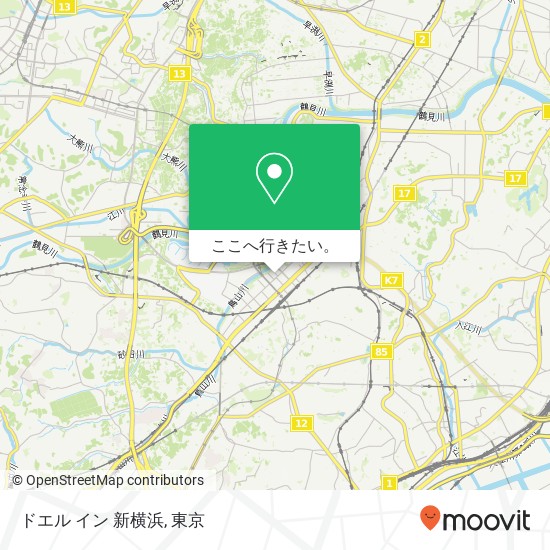 ドエル イン 新横浜地図