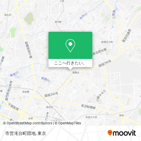 市営滝台町団地地図