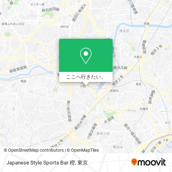 Japanese Style Sports Bar 橙地図