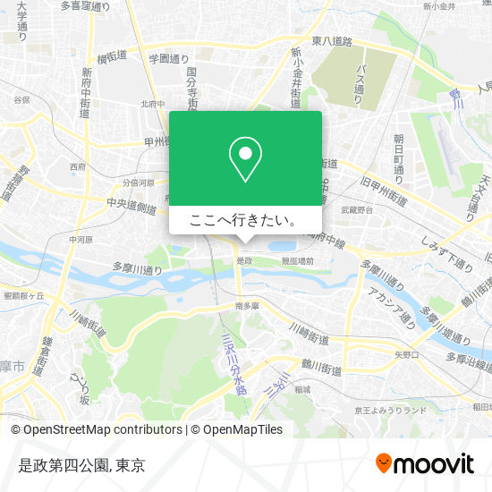 是政第四公園地図