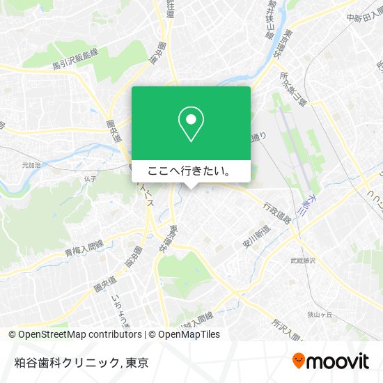 粕谷歯科クリニック地図