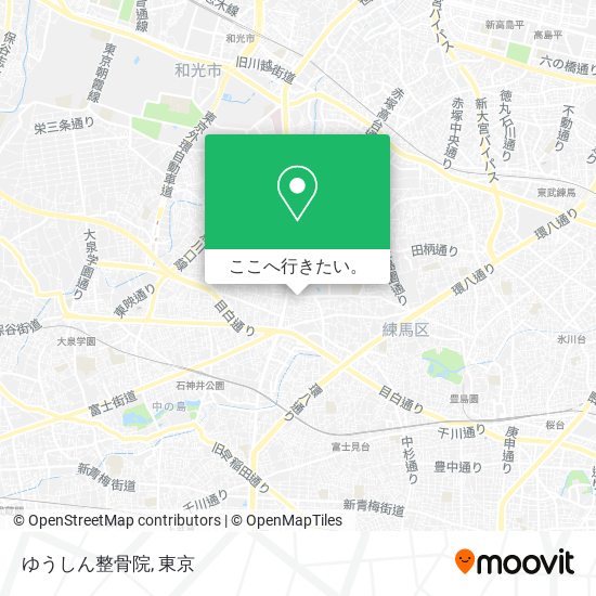 ゆうしん整骨院地図