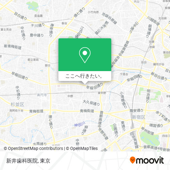 新井歯科医院地図