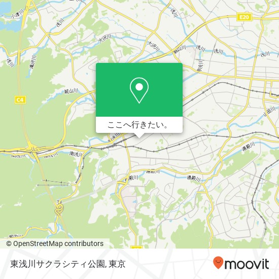 東浅川サクラシティ公園地図