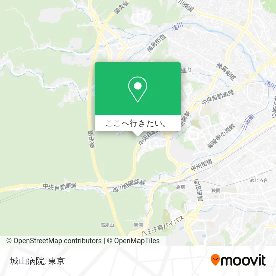 城山病院地図