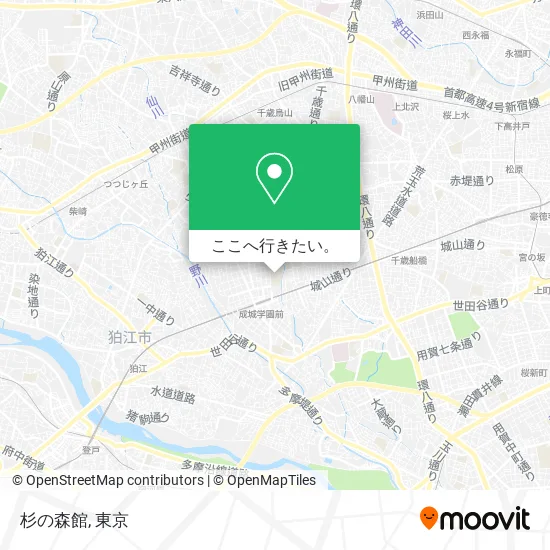 杉の森館地図
