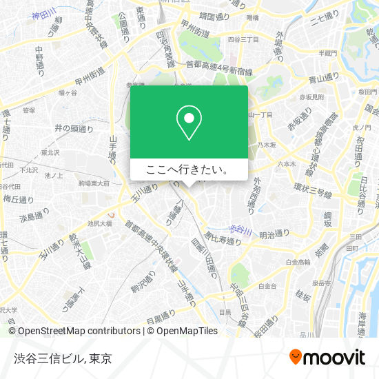 渋谷三信ビル地図