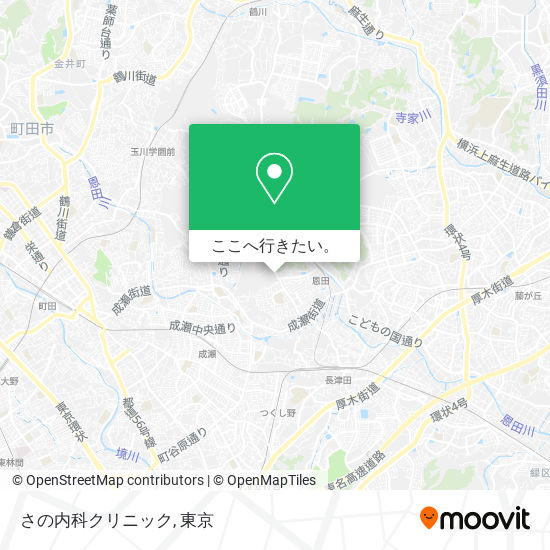 さの内科クリニック地図