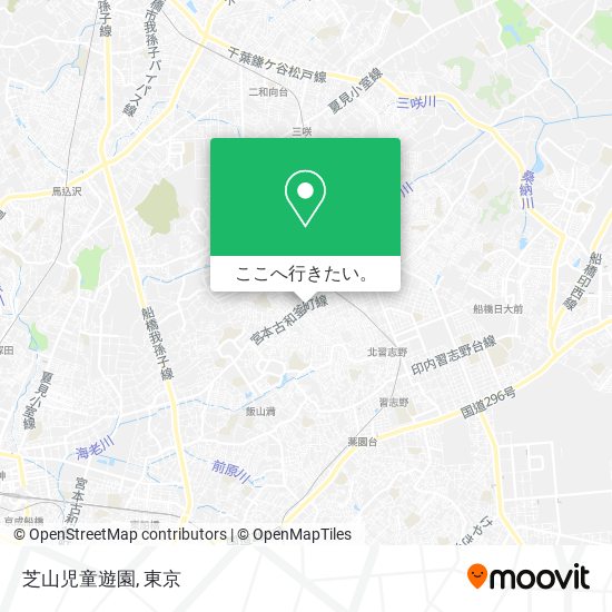 芝山児童遊園地図