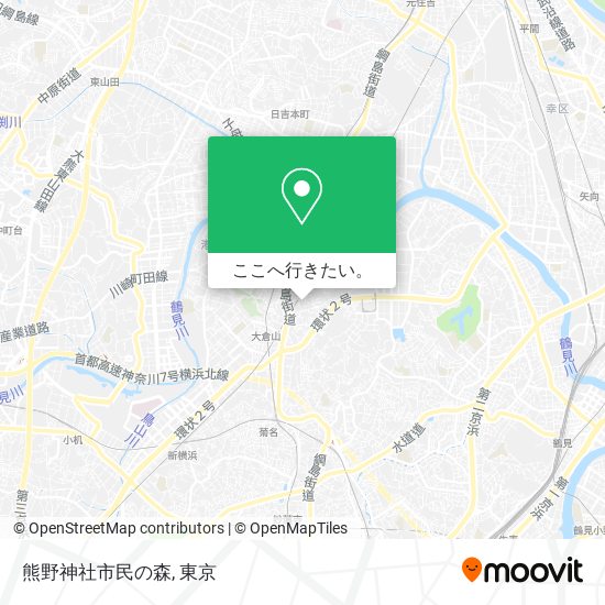 熊野神社市民の森地図