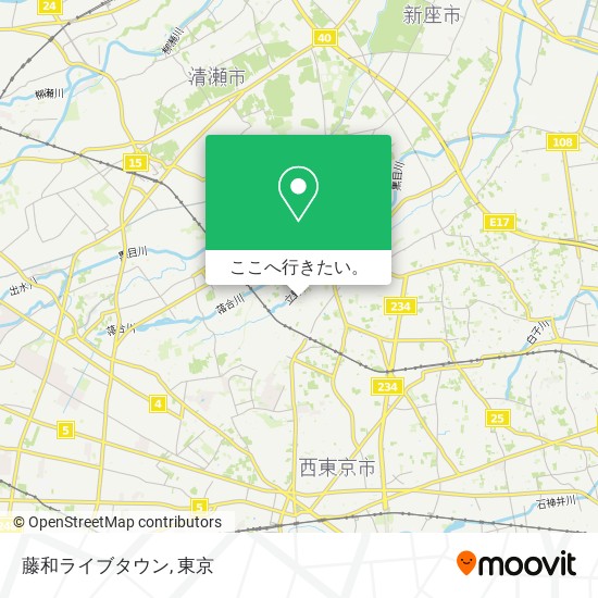 藤和ライブタウン地図