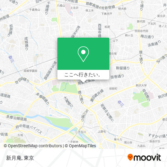 新月庵地図