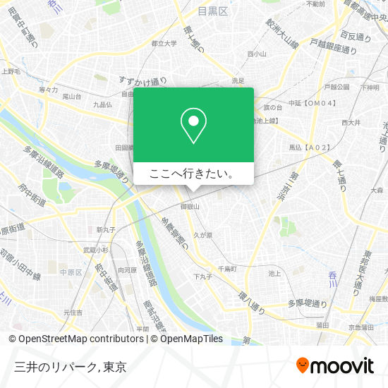 三井のリパーク地図