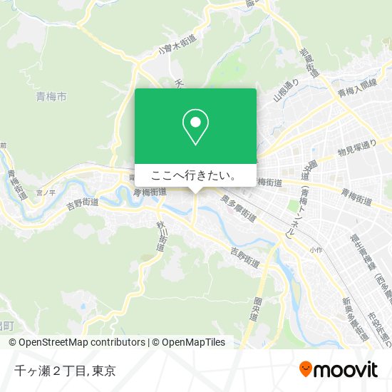 千ヶ瀬２丁目地図