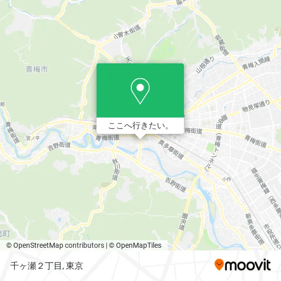千ヶ瀬２丁目地図