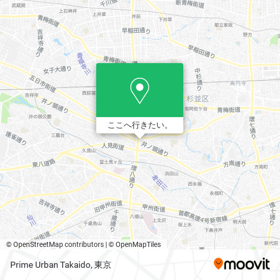 Prime Urban Takaido地図