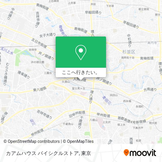 カアムハウス バイシクルストア地図