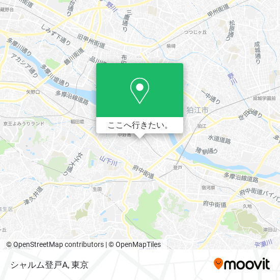 シャルム登戸A地図