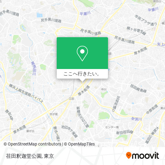 荏田釈迦堂公園地図