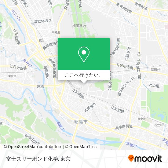 富士スリーボンド化学地図