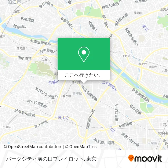 パークシティ溝の口プレイロット地図