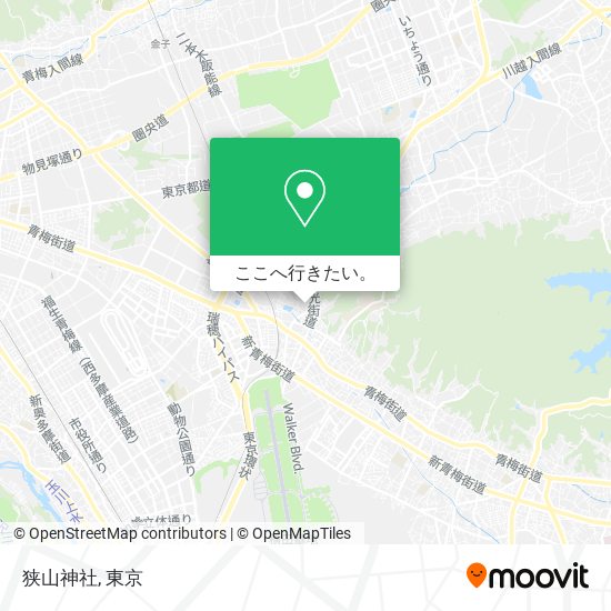 狭山神社地図