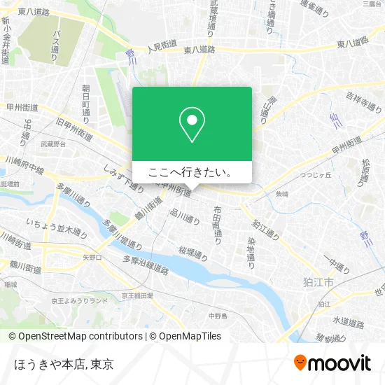 ほうきや本店地図