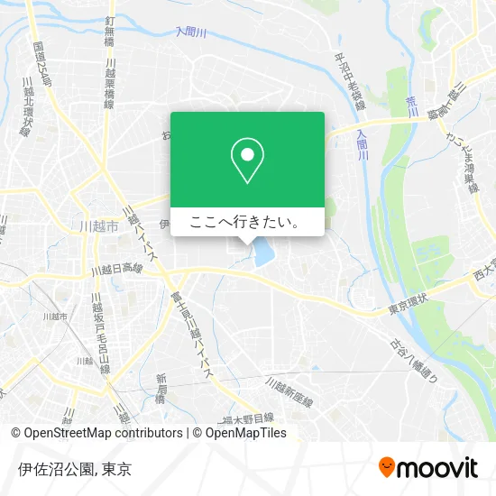 伊佐沼公園地図