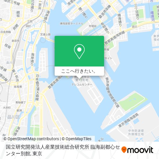 国立研究開発法人産業技術総合研究所 臨海副都心センター別館地図