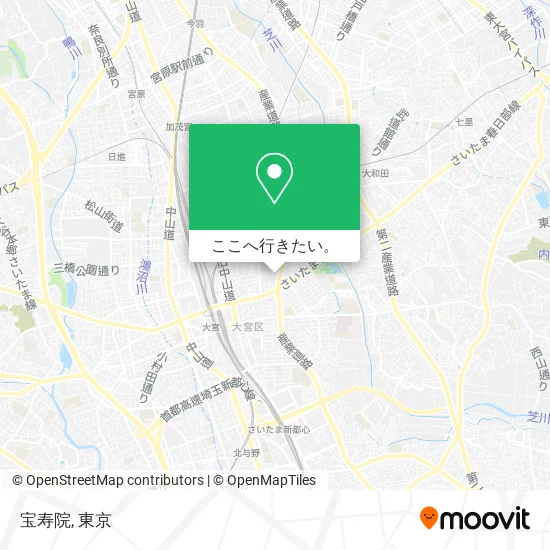 宝寿院地図