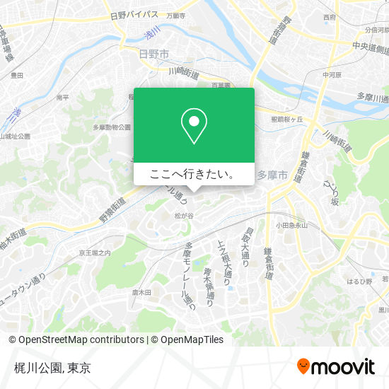 梶川公園地図